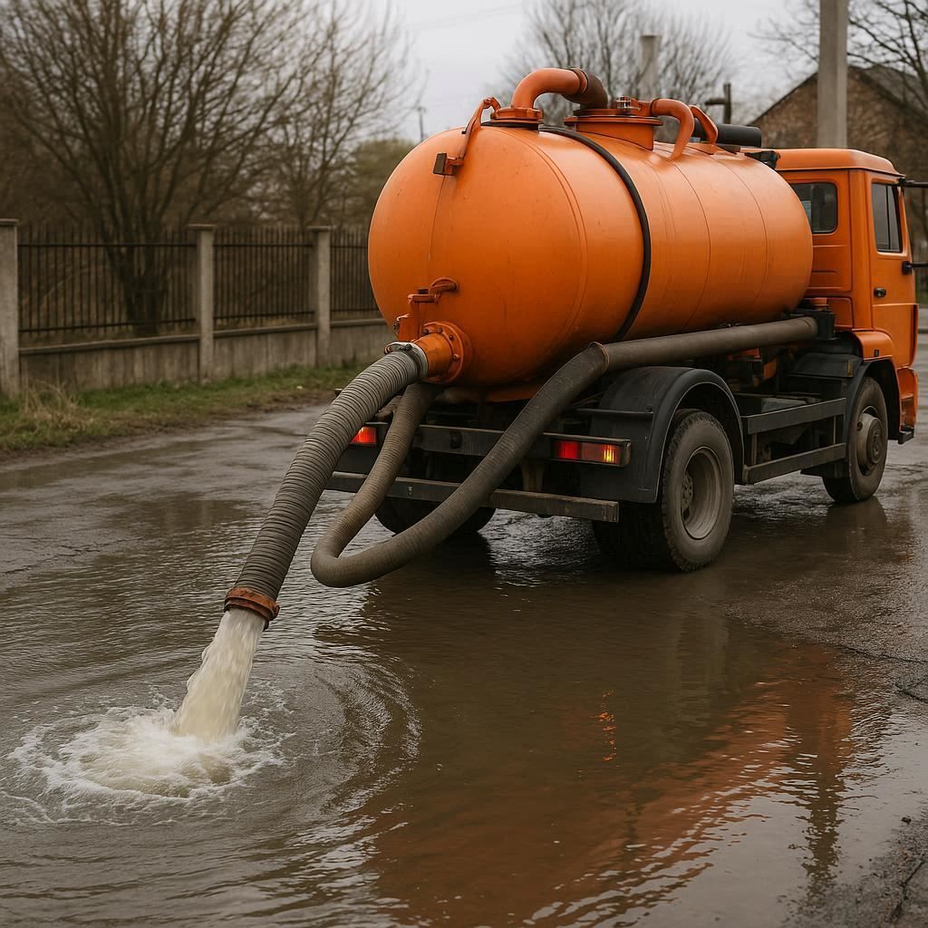 Откачка воды в Можайске